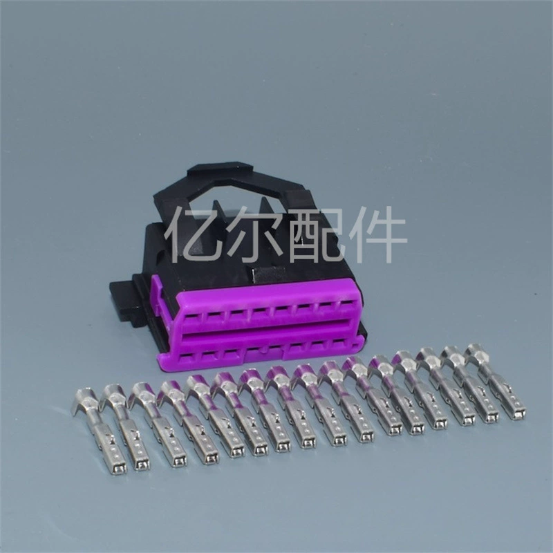 DJ7165A-1.8-21 автомобильный разъем с 16 отверстиями, подходящий для диагностического разъема сиденья Volkswagen OBD