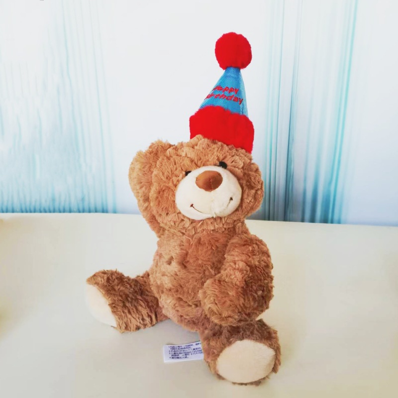 Cumpleaños oso muñeca oso juguete de peluche lindo oso de peluche garra máquina muñeca abrazo oso regalo de Navidad