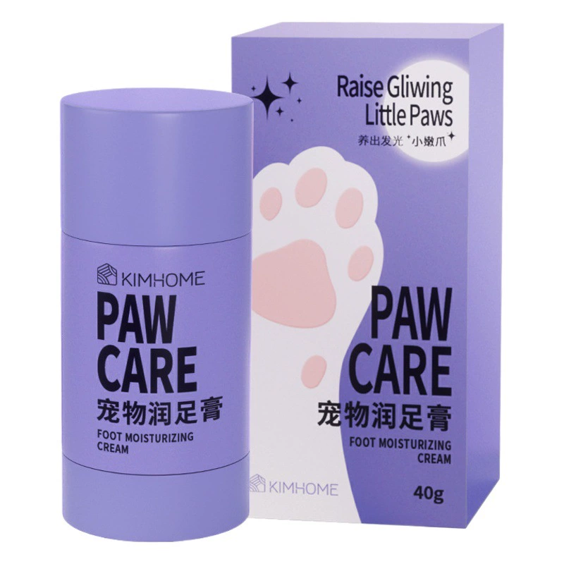 Увлажняющий крем для ног домашних животных Смазка для кошек и собак Крем для ухода за когтями Крем для ухода за ногами Питательный и увлажняющий низ стопы против трещин