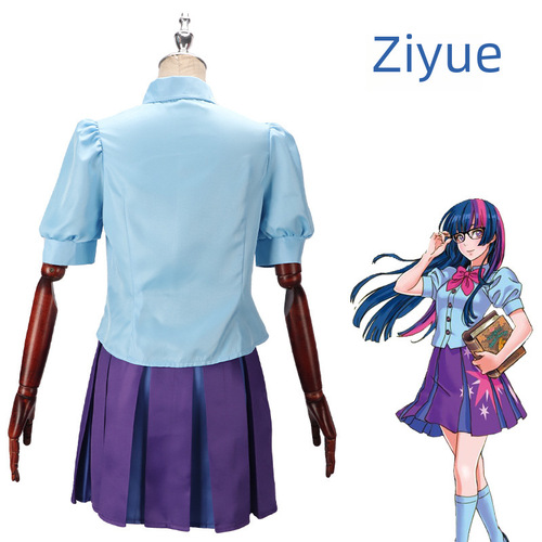 My Little Pony Twilight Sparkle cosplay costume, Rainbow Dash My Little Pony Ponyville Girl Cloudsdale cosplay outfit