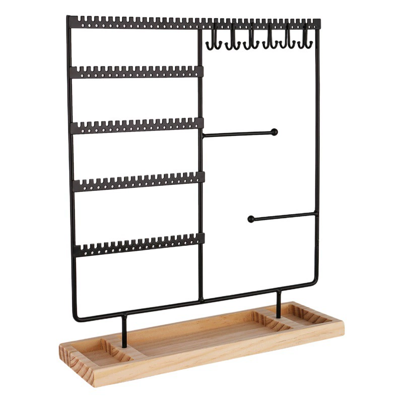 Amazon Горячая Распродажа Серьги Дисплей Стенд Съемное Деревянное Основание Держатель Ювелирных Изделий Держатель Ожерелья Держатель