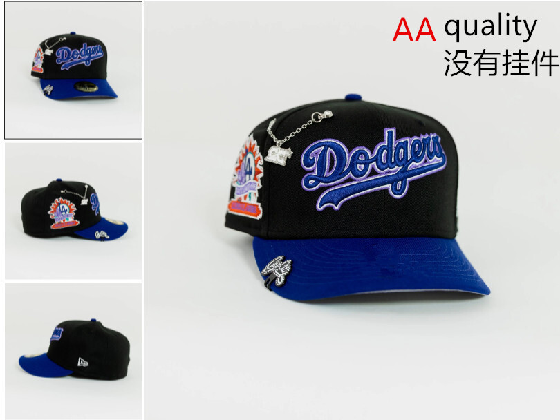 Comercio exterior transfronterizo al por mayor 2026 AA gorra de boca de pato bordado tridimensional ajustable gorra de hip-hop Yankees Dodgers