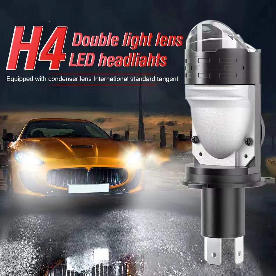 Super Bright High-Power Led Lens Headlight H4/Direct Plug-In Motorcycle Headlight Modified Car Light Cross-Border P5