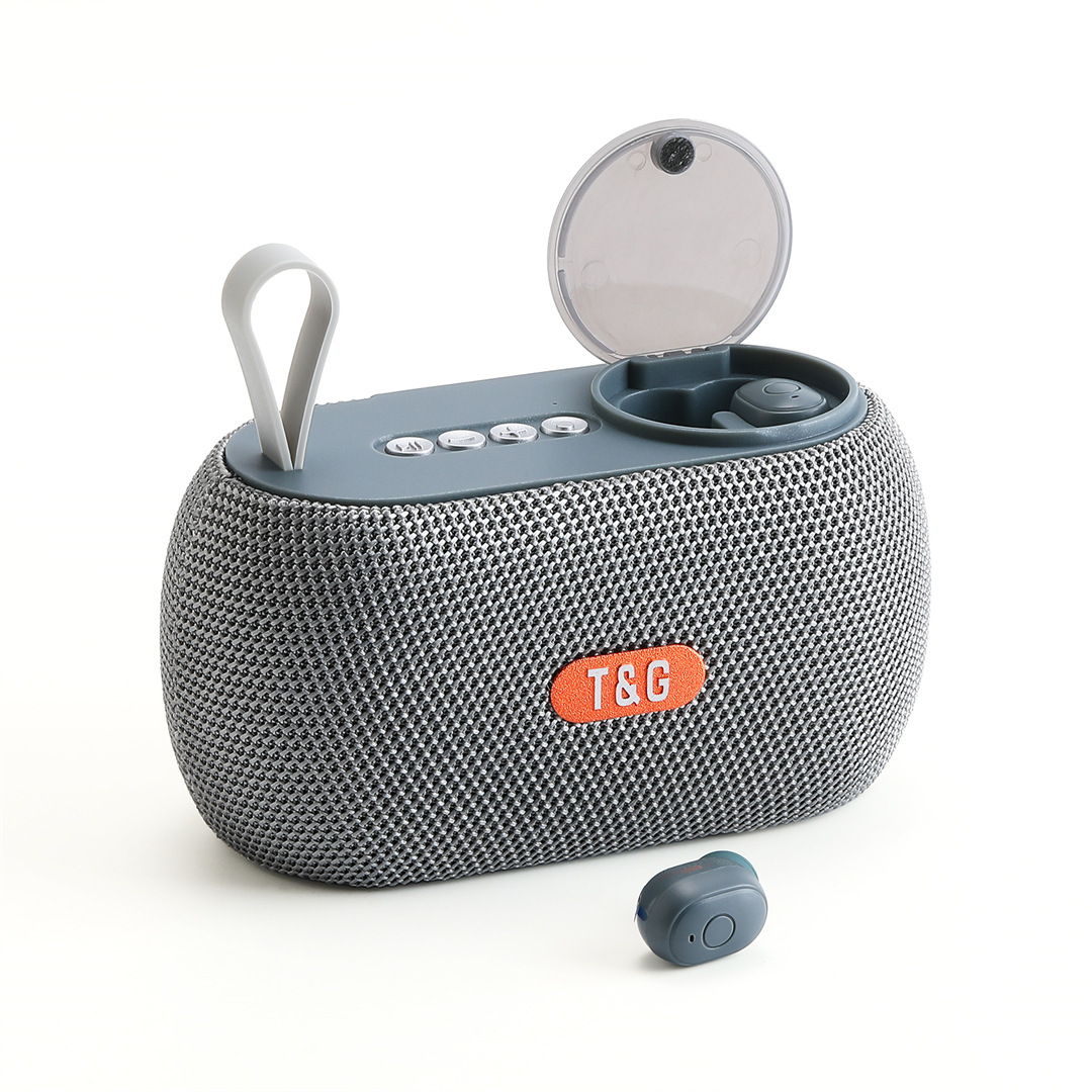 TG810 auriculares bluetooth al aire libre altavoces 2 en uno dos auriculares estereo FM computadora móvil mini estéreo universal