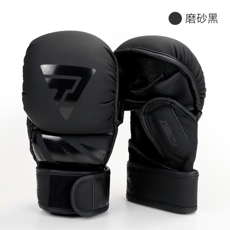 Guantes de boxeo MMA personalizados ZTTY, hombres adultos, guantes de lucha profesionales, Sanda, guantes de lucha física, ufc