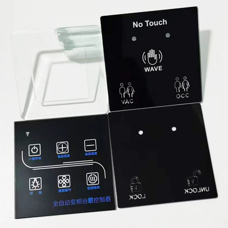 Индивидуальное закаленное стекло с шелкографией, умный замок, водонагреватель, панель для унитаза, индивидуальная настройка оконных стеклянных панелей и т. д.