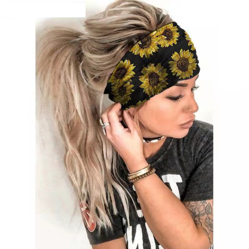 Fashion Flower Polyester Hair Band display picture 3