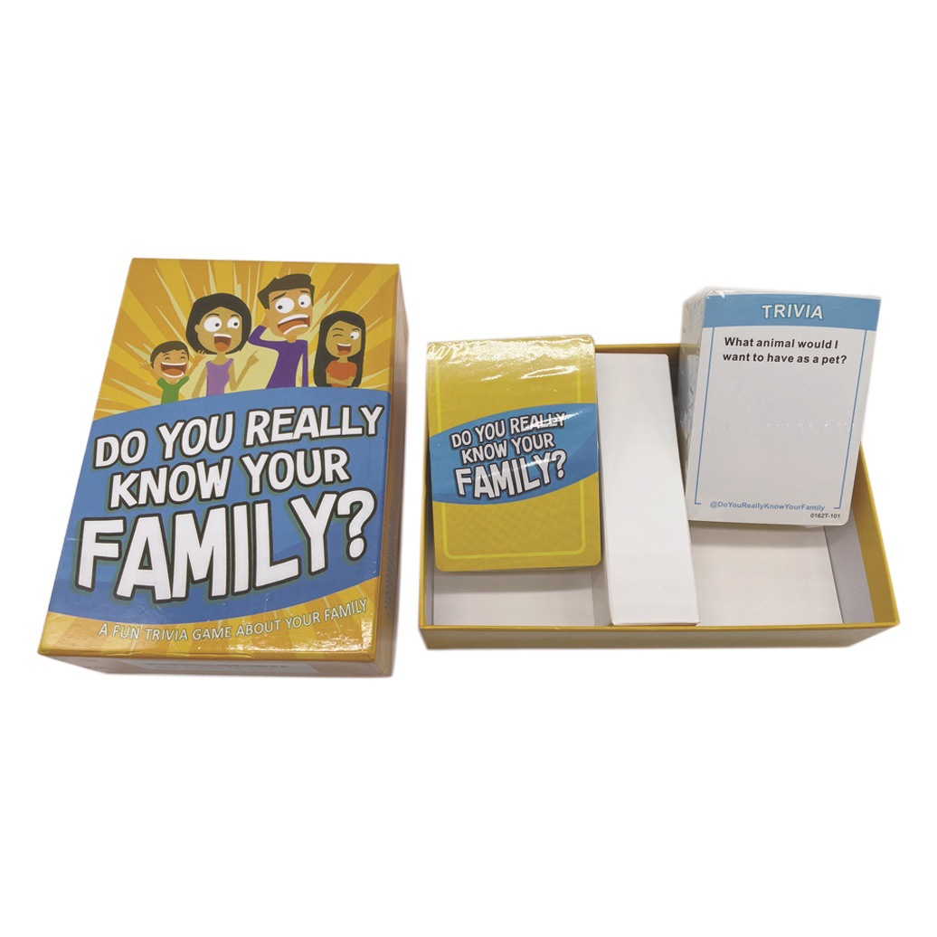 SABES QUE TU FAMILIA aprende sobre el juego de cartas de mesa FAMILIA