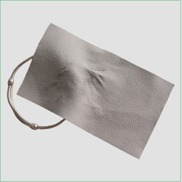 Double-sided velvet wipe silver cloth containing silver powder…