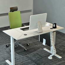 手动升降桌站立式办公桌电脑办工桌子手摇写字台桌腿书桌学生家用