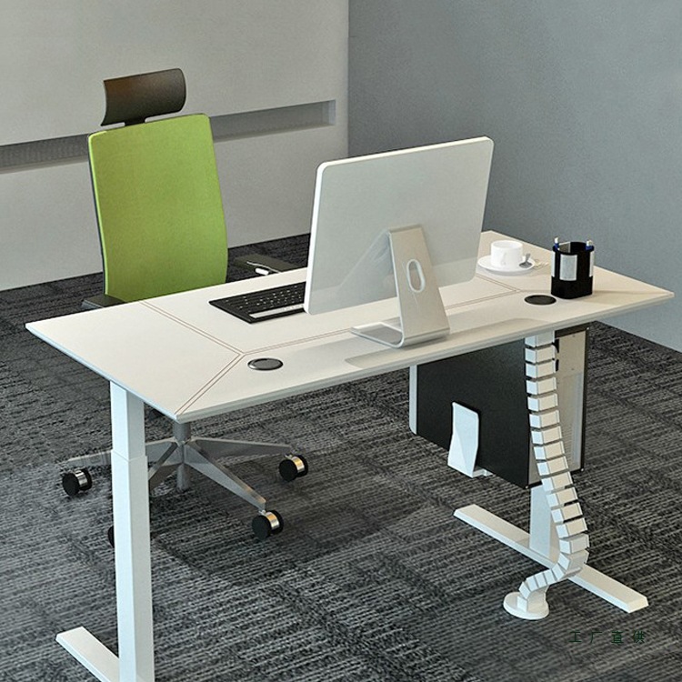 手动升降桌站立式办公桌电脑办工桌子手摇写字台桌腿书桌学生家用