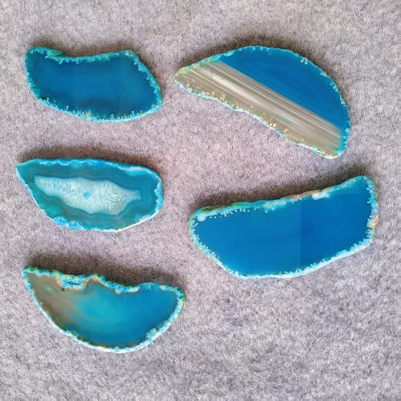 クロスボーダー天然水晶瑪瑙風景ペンダントセーターチェーンペンダント diy アクセサリーカラフルな風鈴ピースホットスタイル|undefined