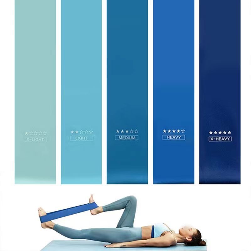 Yoga Elastic Band Fitness Women's Slimming Tension Rope Stretching Belt Stretching Exercise Shoulder Opening Back Resistance Band Shaping