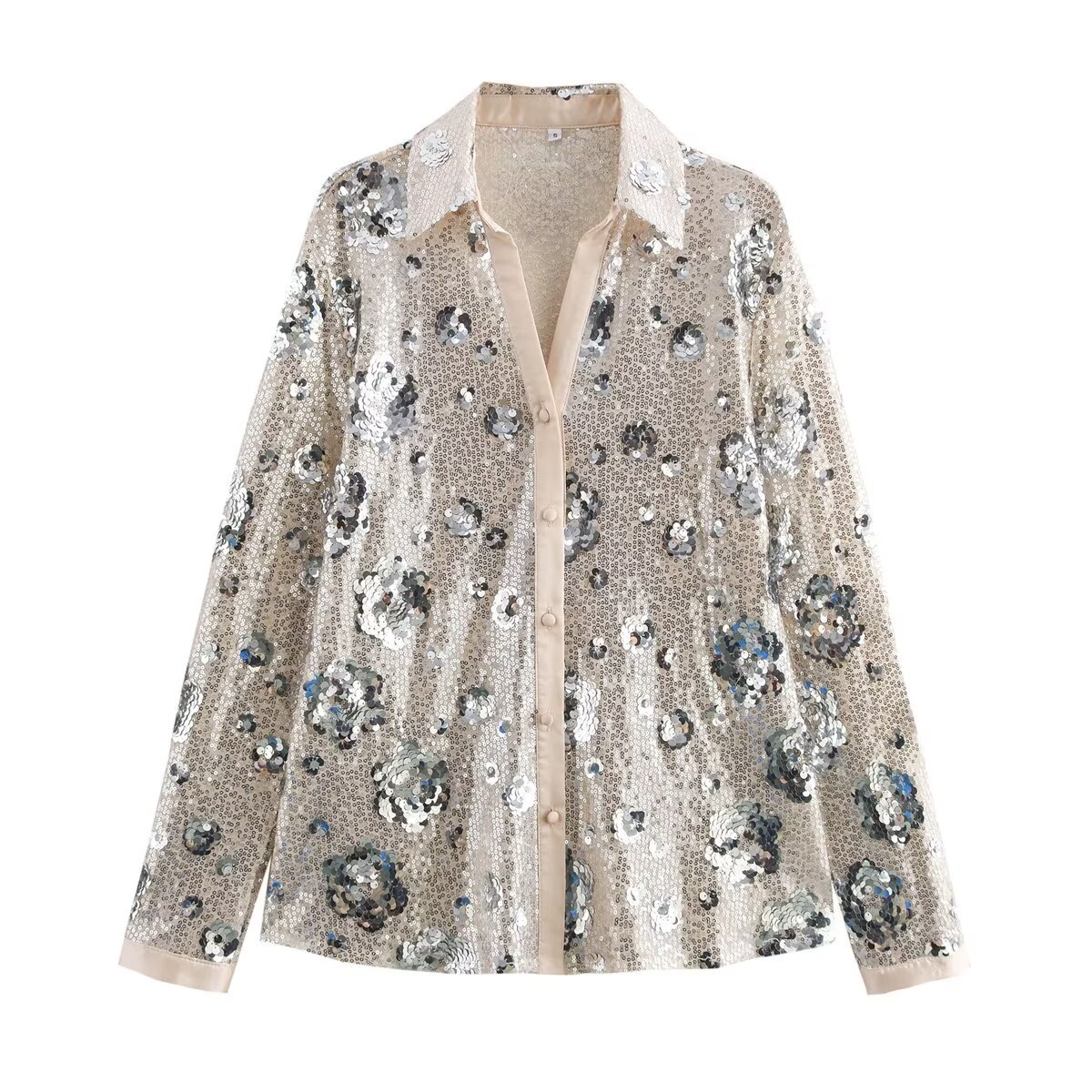 Wholesale Women's Simple Style Solid Color Long Sleeve Blouses display picture 1