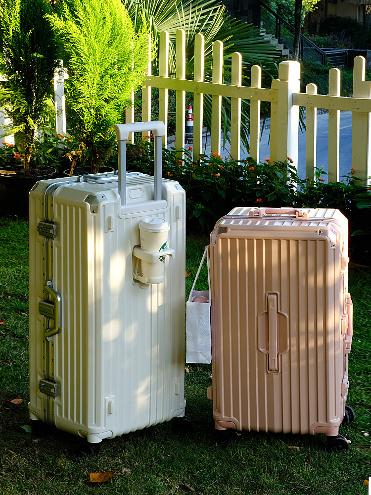 大容量アルミフレームスーツケース24インチ女性パスワード旅行箱30インチ厚さ丈夫耐摩耗性スーツケース男性スーツケース