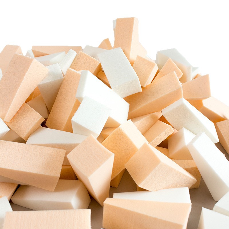 Latex Triangular Powder Puff Super Soft Makeup Sponge Block Manicure Sponge Dry and Wet Dual-Use Photo Studio Small Trapezoidal Beauty Egg