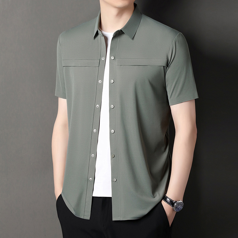New Style Men's Clothing for Middle-Aged and Elderly Men, Dad-Style Turn-Down Collar Loose Summer Short-Sleeve Shirt, 2026 Summer Shirt, Father's Day Shirt New Style Men's Clothing for Middle-Aged and Elderly Men, Dad-Style Turn-Down Collar Loose Summer Short-Sleeve Shirt, 2026 Summer Shirt, Father's Day Shirt