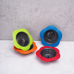 廚房水槽塑料過濾器 下水道防塞地漏 排水口殘渣防堵塞多用水槽漏