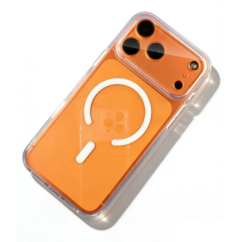 2.0 Thick Transparent 17 Apple 17Pro Transparent Magnetic Phone Case iPhone Case 17Promax Protective Case Suitable for 2.0 Thick Transparent 17 Apple 17Pro Transparent Magnetic Phone Case iPhone Case 17Promax Protective Case Suitable for