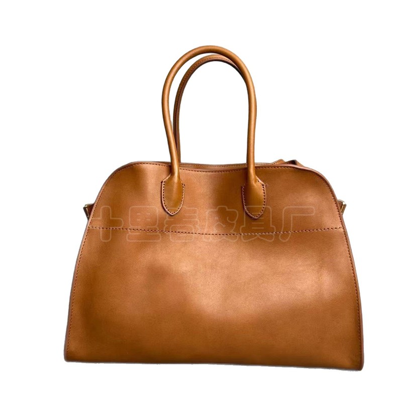 オリジナルレザーサロートートバッグ Margaux15 大容量通勤多用途ブリーフケース本革ハンドヘルドレディースバッグ|undefined