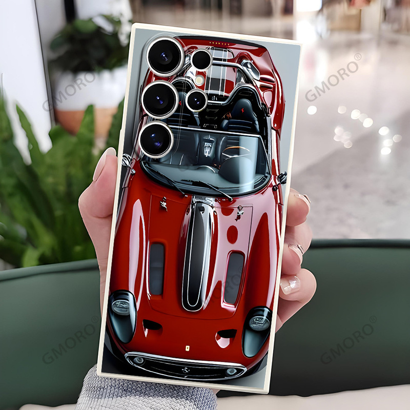 Foreign Trade Hot-Selling Luxury Sports Car Phone Case Samsung S25U Anti-Drop Matte Silicone Case Suitable for Samsung A55 Soft Foreign Trade Hot-Selling Luxury Sports Car Phone Case Samsung S25U Anti-Drop Matte Silicone Case Suitable for Samsung A55 Soft