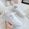 Summer footwear for leisure, white shoes, 2023, soft sole