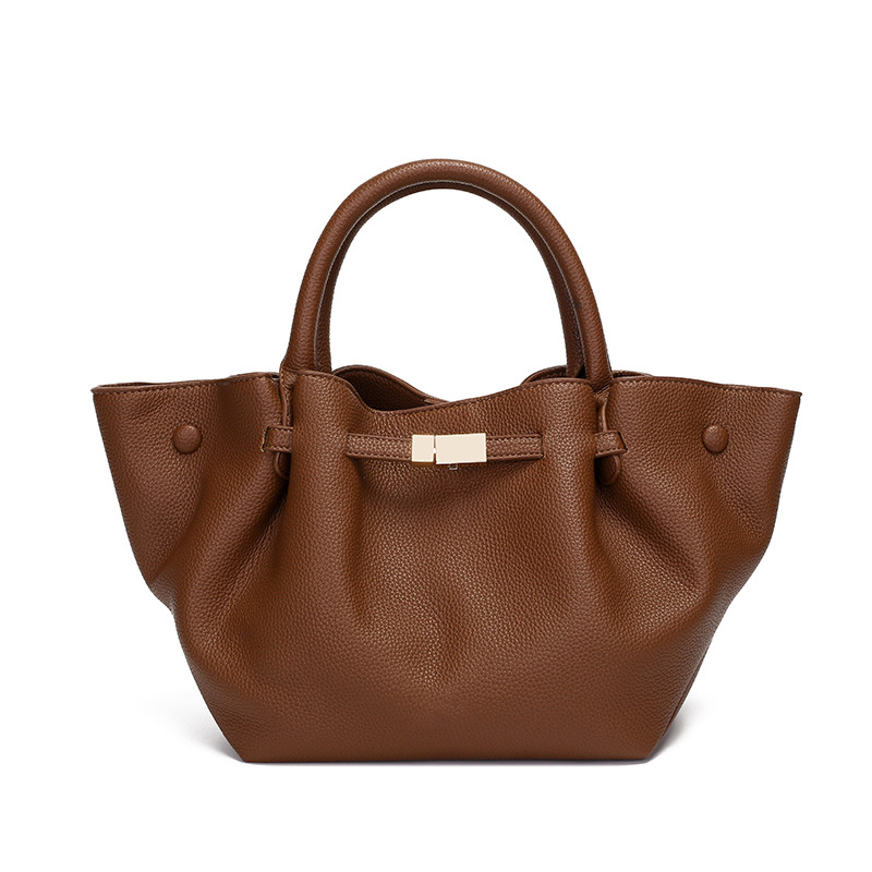 Women's Bag 2026 New Wing Bag New Product Large Capacity Tote Bag Textured Pleated Commuter Shoulder Handbag for Women