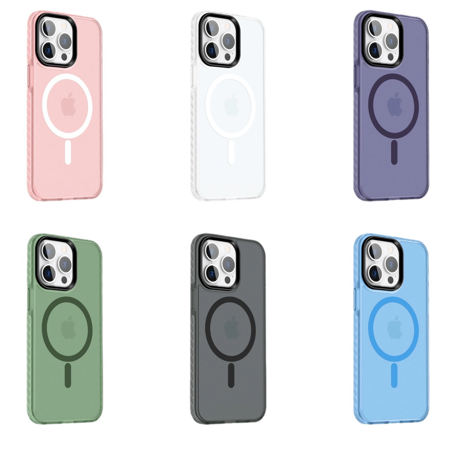 Apple, совместимый iPhone 15, двойной воздушный мешок, чехол для телефона, матовый защитный чехол, новая коллекция, 15промакс, iPhone