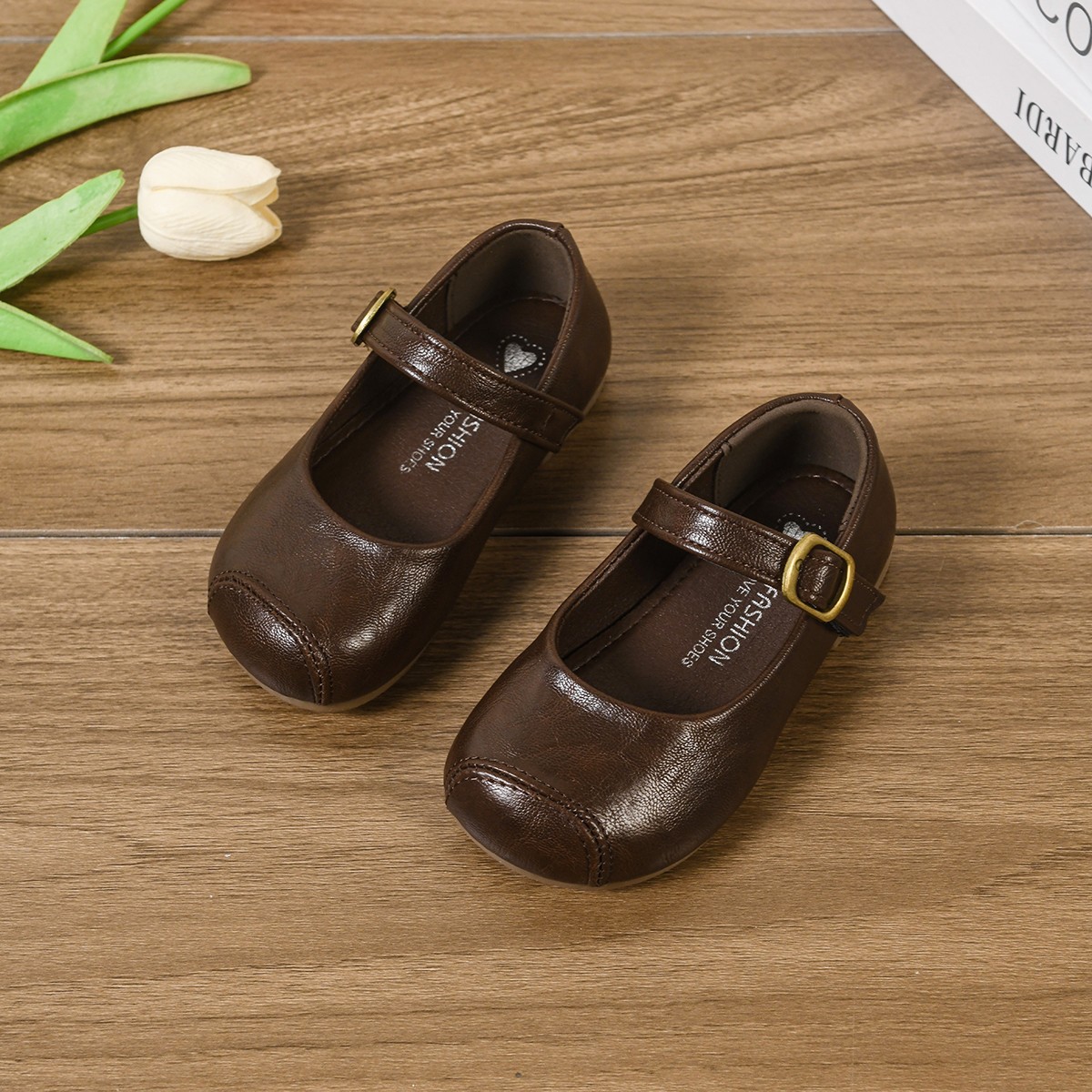 Zapatos de bebé para niñas 2026 primavera y otoño nuevos zapatos de cuero suave para niños zapatos de princesa para niños zapatos casuales de Lefour