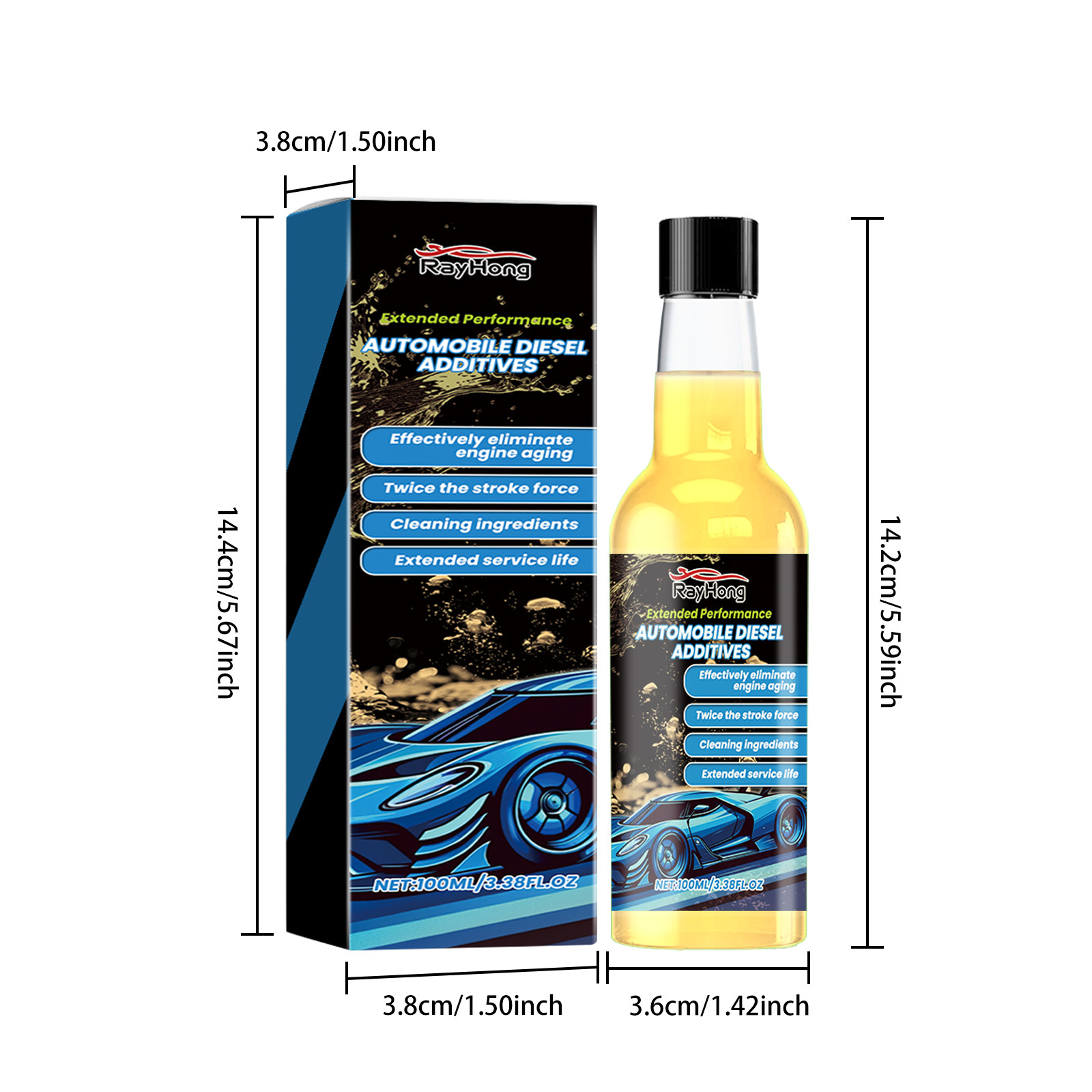 Rayhong Automotive Diesel Additive Car Power Increase Fuel Efficiency Cleaning Agent