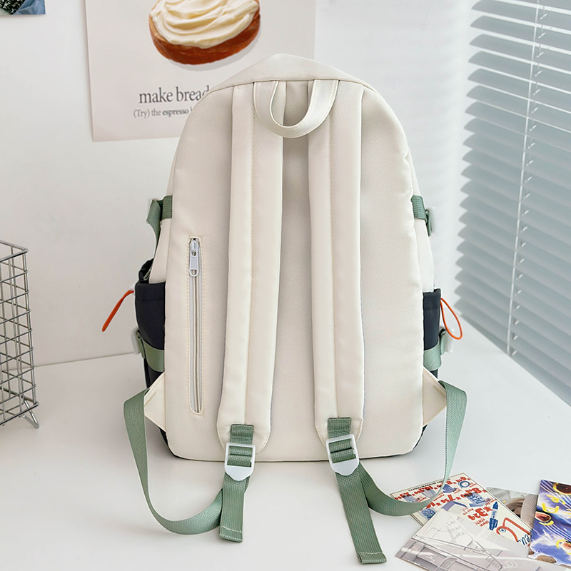 2024 nueva moda mochila escolar para estudiantes de secundaria moda de gran capacidad, mochila de viaje ligero, mochila al por mayor