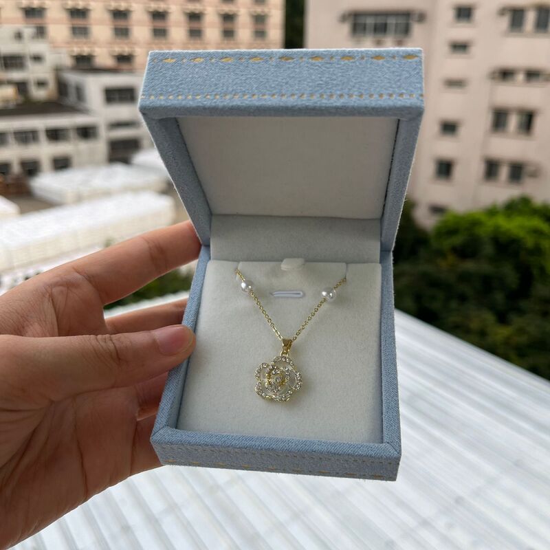 ハイエンドのレースのジュエリーボックス、ベルベットのジュエリーボックス、軽い高級リングボックス、イヤリング、ネックレス、ブレスレットボックス、ジュエリーボックス、在庫あり|undefined