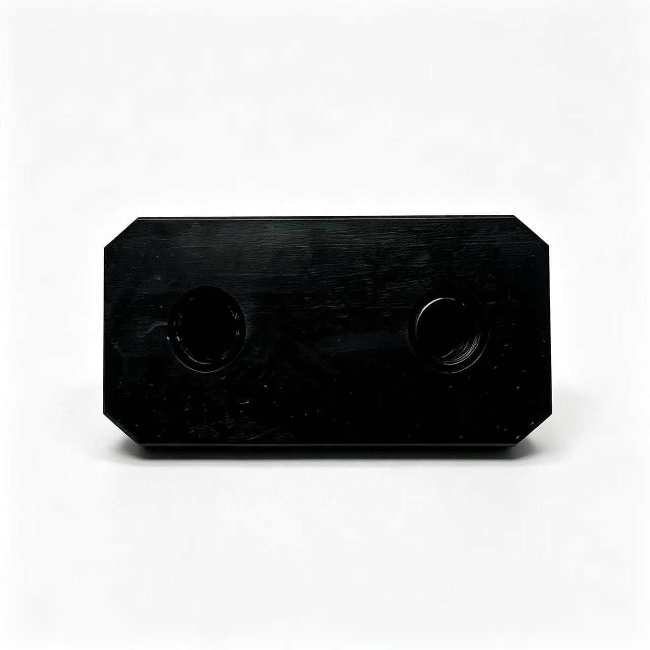 Motorcycle Front Shock Absorber Parts Upper Linkage Plate Pressure Block Repair and Replacement, Glossy Black