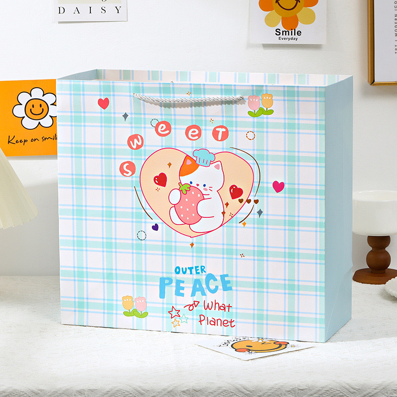 3#사랑스러운 고양이; 백색 카드지; 특대형 (길이 35cm * 폭 14cm * 높이 32cm)