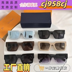 ロバ家2025新型欧米国境を越えたネット赤大四角女性ファッションサングラスクラシックサングラスZ2703W