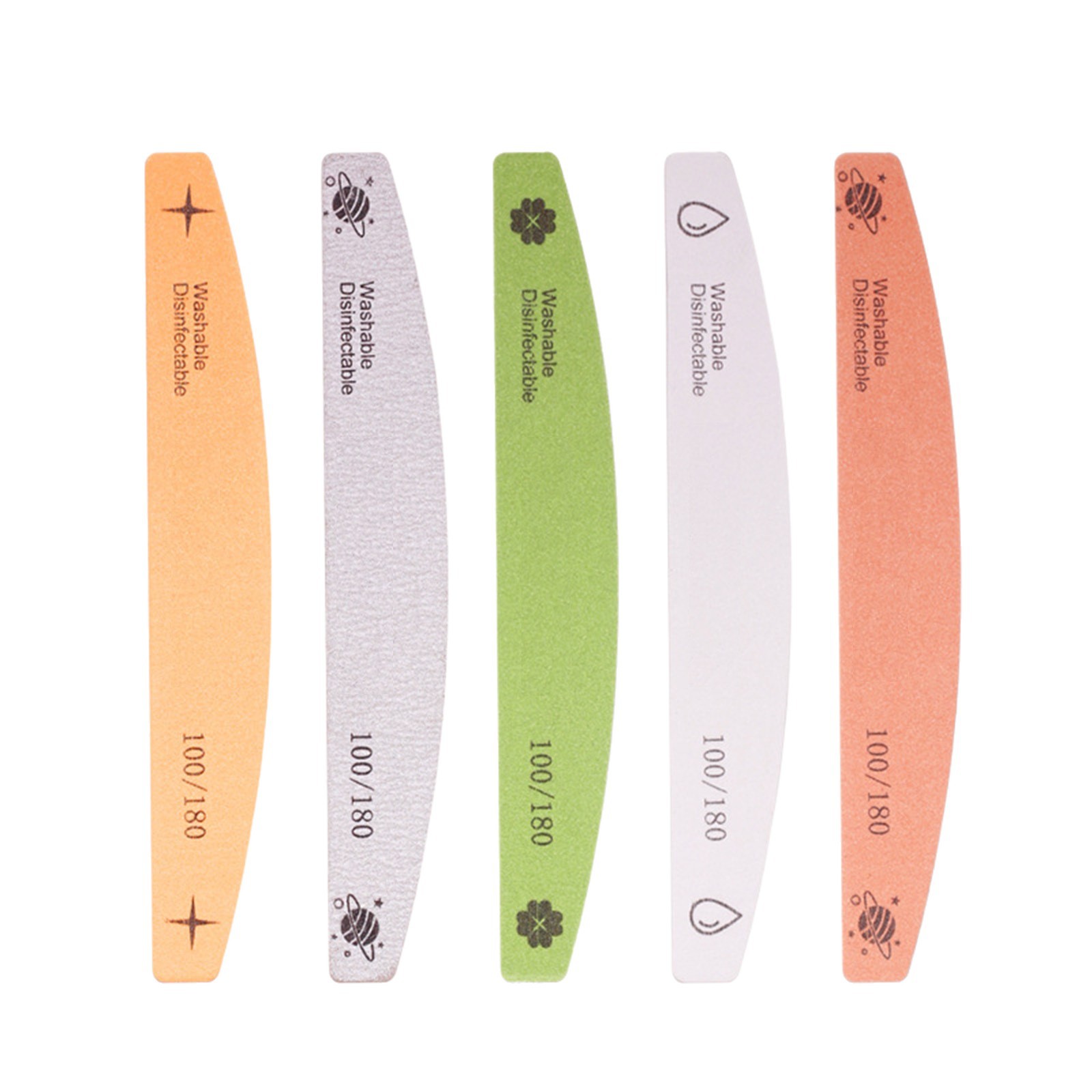 Nuevo arte de uñas curvo de media luna transfronterizo