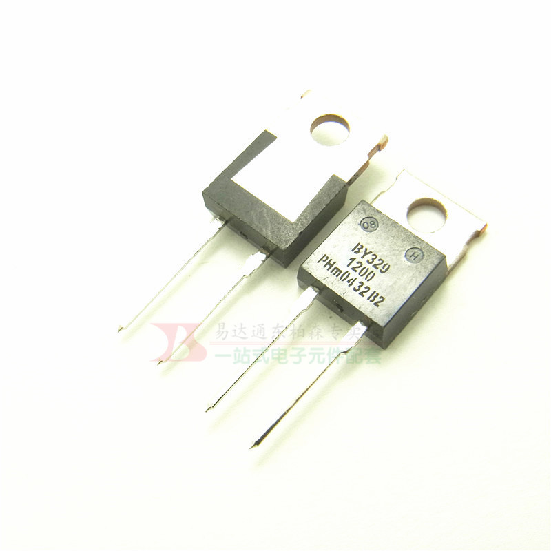 BY329-1200  TO220-2 快速二极管8A/1200V 全新现货