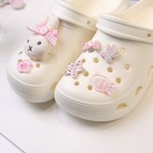 卡通小兔毛绒公仔鞋花鞋扣组合系列配件DIY发饰服饰鞋袜胸针辅料