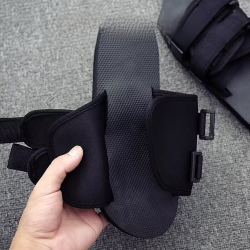 Summer Slip-on Magic Tape Couple Slippers Outdoor Non-slip Vietnam Beach Shoes Wearable Flat Sandals Men