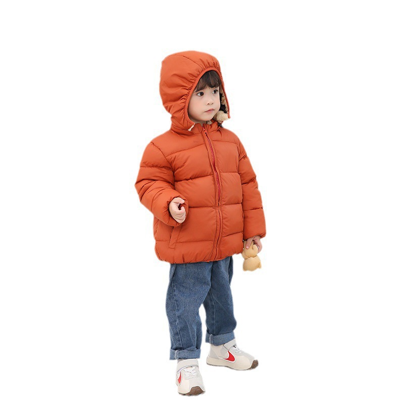 2024 Amazon Ropa acolchada de algodón con forro polar para niños Ropa acolchada de algodón para niños Chaqueta acolchada de algodón para niñas Bebé engrosada ropa para niños