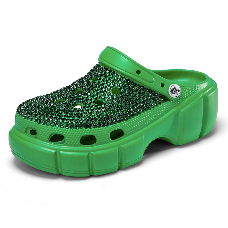 Cross-border Long-term Fashion New High-heeled Cave Shoes Garden Shoes Fashion High Elastic Carlochi Women's Shoes