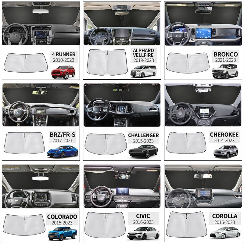 Suitable for Toyota 86 Subaru BRZ sun visor frame front sunshade Corolla CROSS window sunshade