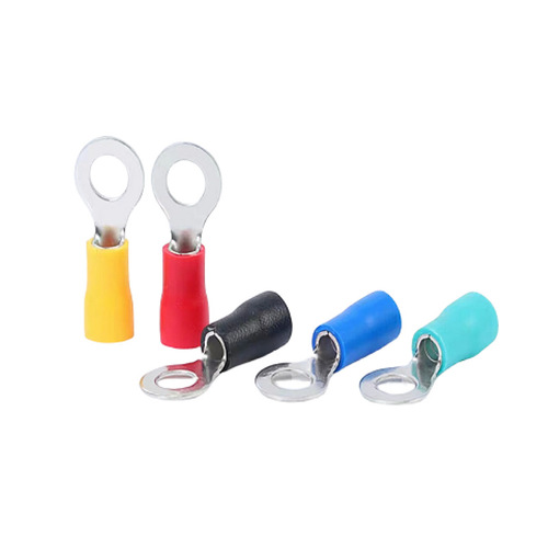 RV round pre-insulated cold-pressed terminal block connector OT flame-retardant wire lug terminal quick connection 22-16