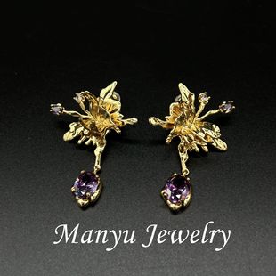 �W���p���L������ɫ�~�ʯ���18K�����С����ʽ��������h