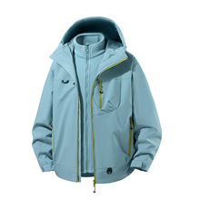 天猫2025新款冲锋衣女款小个子三合一户外防水防风登山服外套男潮