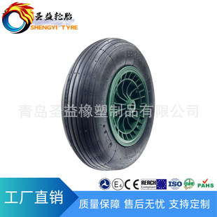 [Manufacturer Supply] 4.00-8 Straight Grain Pneumatic Tire for Wheelbarrow, Unicycle, and Dump Cart Tire Wholesale Available for Cross-Border Shipping