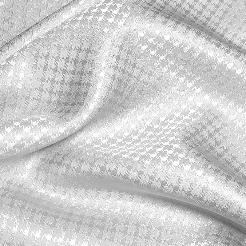 Mil pajaros de seda seda seda de alta calidad tela jacquard satén brillante vestido vestido casual chino cheongsam tela