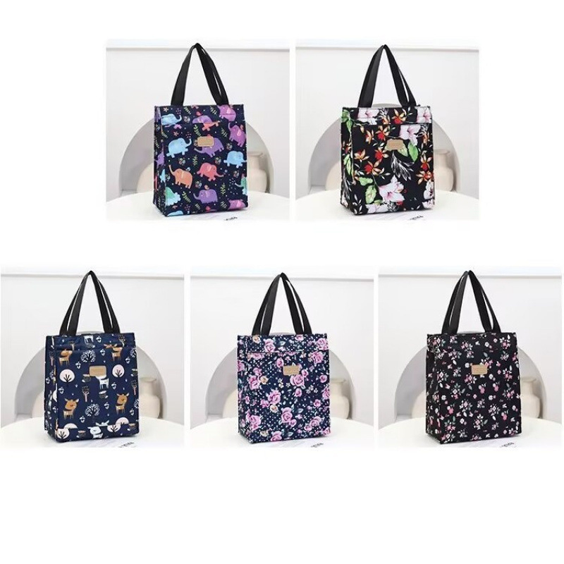 Nuevo portátil Oxford tela impermeable durable bolsa de mamá bolso de hombro de moda impresa bolsa de tela bolsa de almacenamiento bolsa de salida