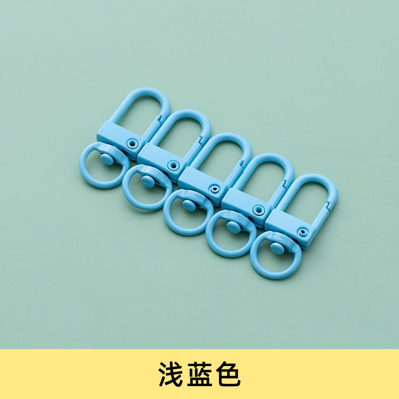 塗装カラー犬ボタン金属アクセサリー金物部品diyU型ドアボタン回転キーホルダー合金バッグボタン|undefined