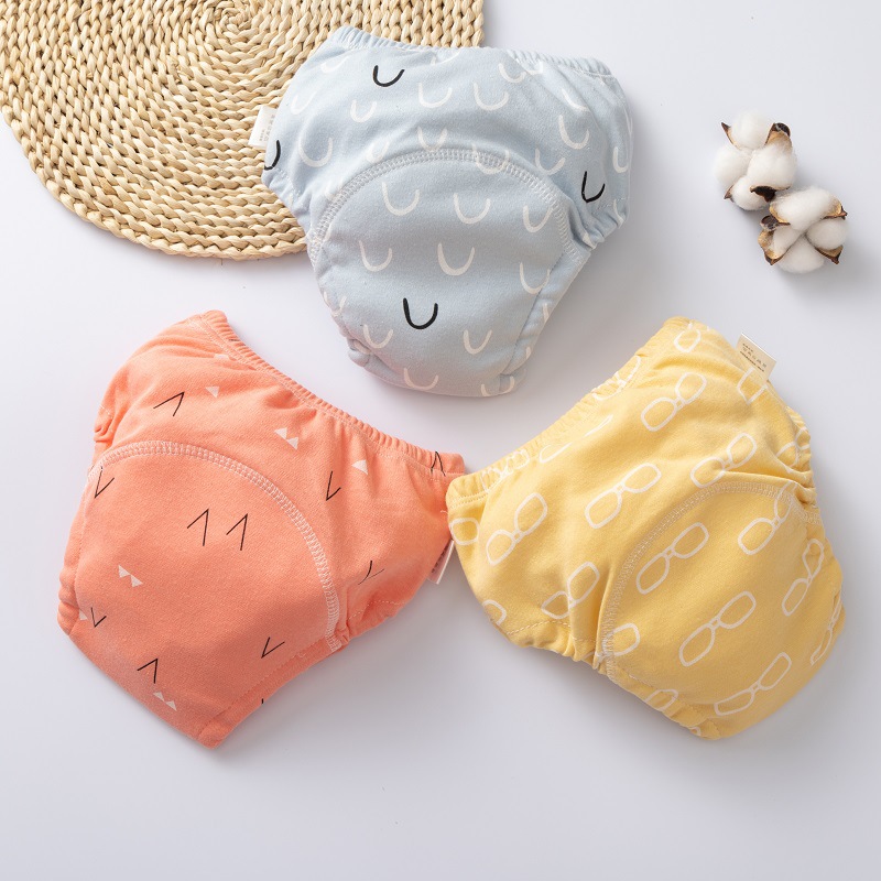 Infant and Toddler Pants Children's Potty Training Pants for Men and Women Baby Washable Diaper Learning Pants Summer Thin Style